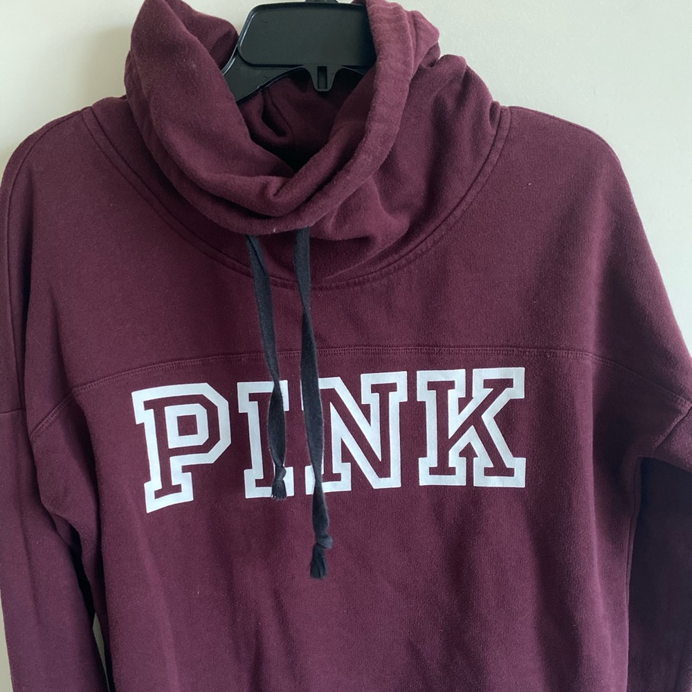 PINK maroon hoodie